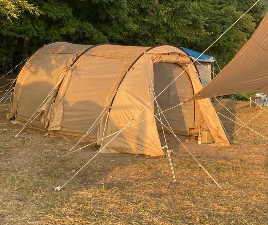 カマボコテントとソロTCの違い】カマボコテントでソロキャンプをする 
